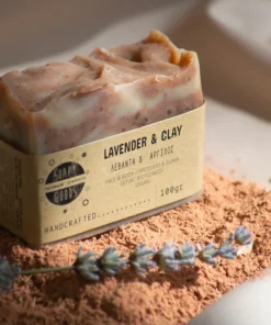 Σαπούνι Απολέπισης Λεβάντα & Άργιλος 100gr