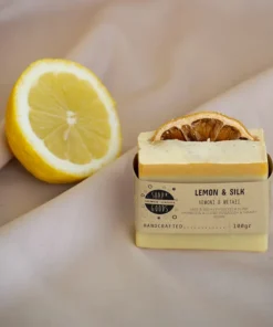 Σαπούνι Ενυδάτωσης Λεμόνι & Μετάξι 100gr