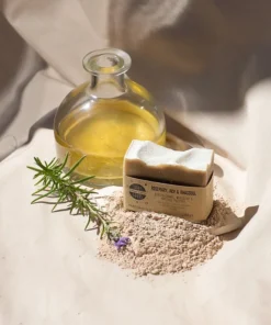 Σαπούνι Μαλλιών Δεντρολίβανο, Άργιλος Ρασούλ & Μηλόξυδο 100gr