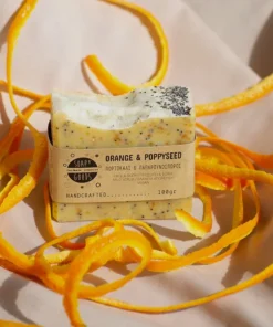 Σαπούνι Απολέπισης Πορτοκάλι & Παπαρουνόσπορος 100gr