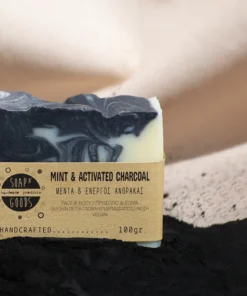 Σαπούνι Αποτοξίνωσης Μέντα & Ενεργός Άνθρακας 100gr
